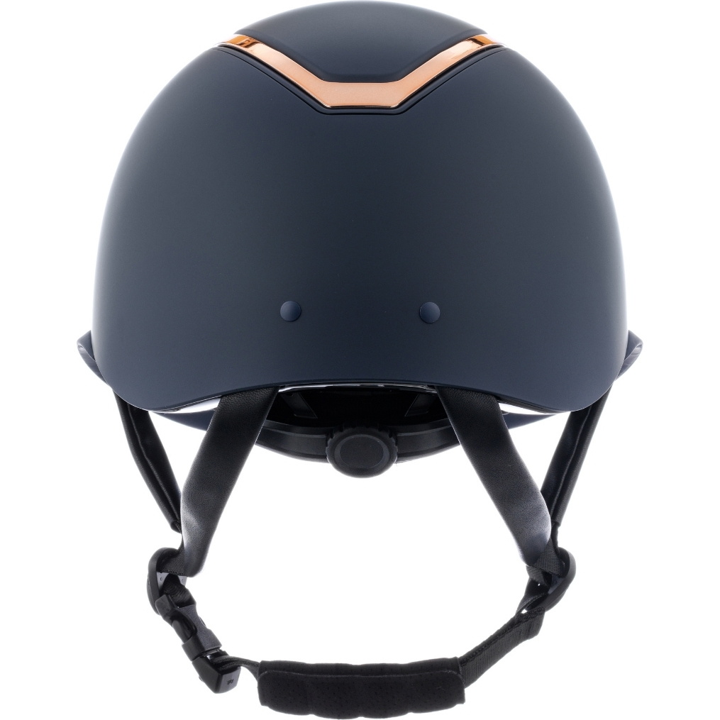 2025 Charles Owen Kylo Breed Peak Rijhelm KYLOW - Navy Matte / Rose Gold
